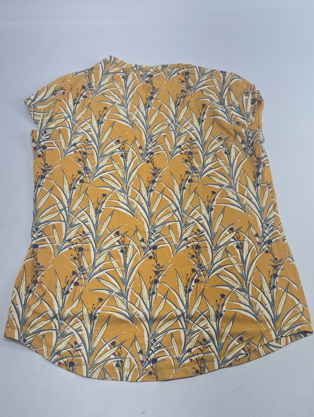 NEW Kuhl Women's Kandide Short Sleeve Shirt Overcast Print S - Picture 3 of 8